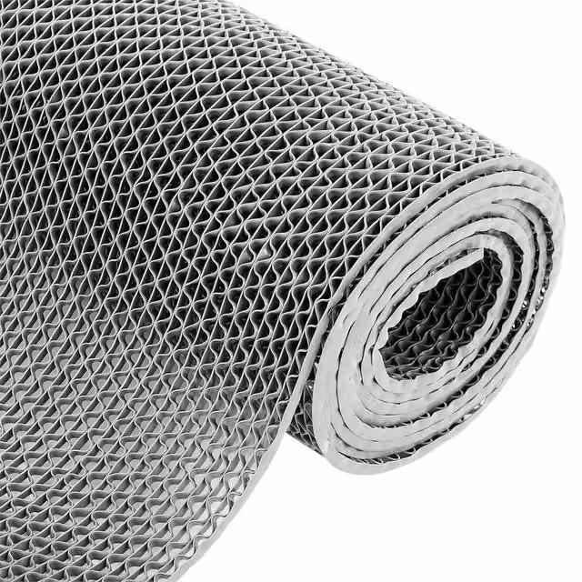 SPETLEK Non Slip Rubber Drainage Floor Mat in Grey, Diameter: 100 cm – 1