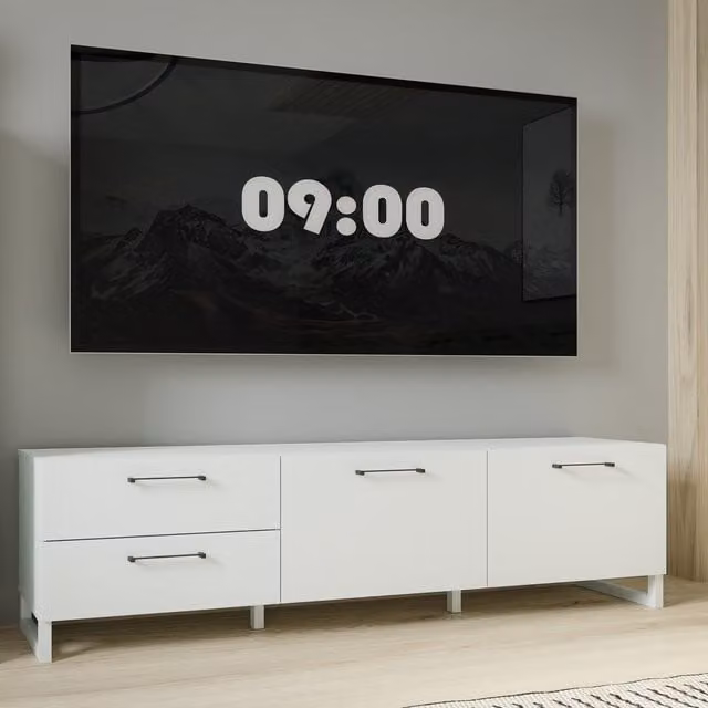 Furniture To Go Sali Modern TV Unit in Light Grey