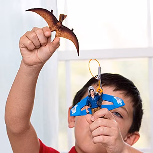 Schleich Dinosaurs Jetpack Chase Multicolour Toy Set – 2