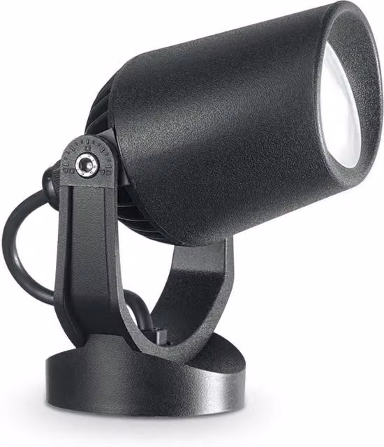 Netlighting Minitommy Adjustable Outdoor Ground Spike Spotlight in Black, IP65, GU10 – 2
