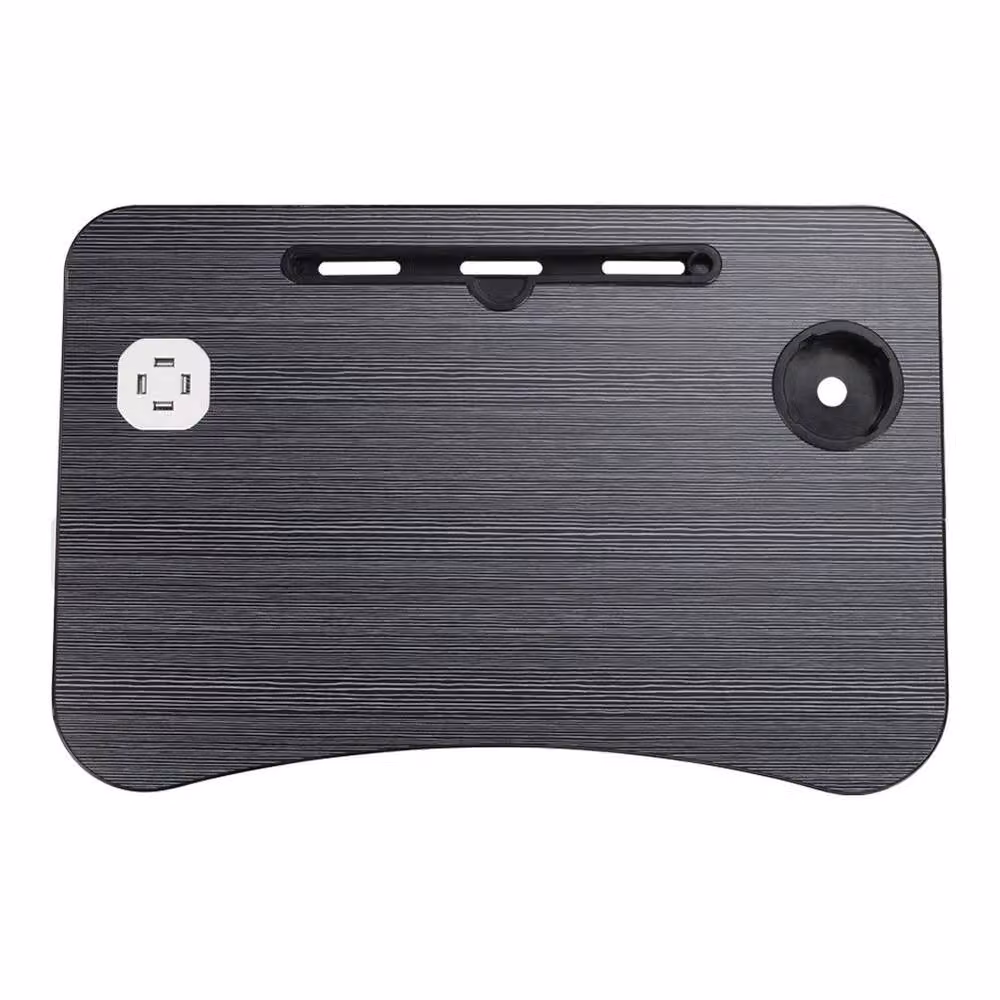 Kelvenix Folding Laptop Table Bed Tray in Dark Grey – 3