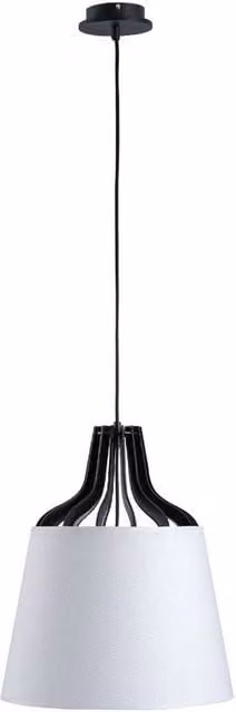 Netlighting Ivo Dome Pendant Ceiling Light, White, Diameter: 38 cm, E27