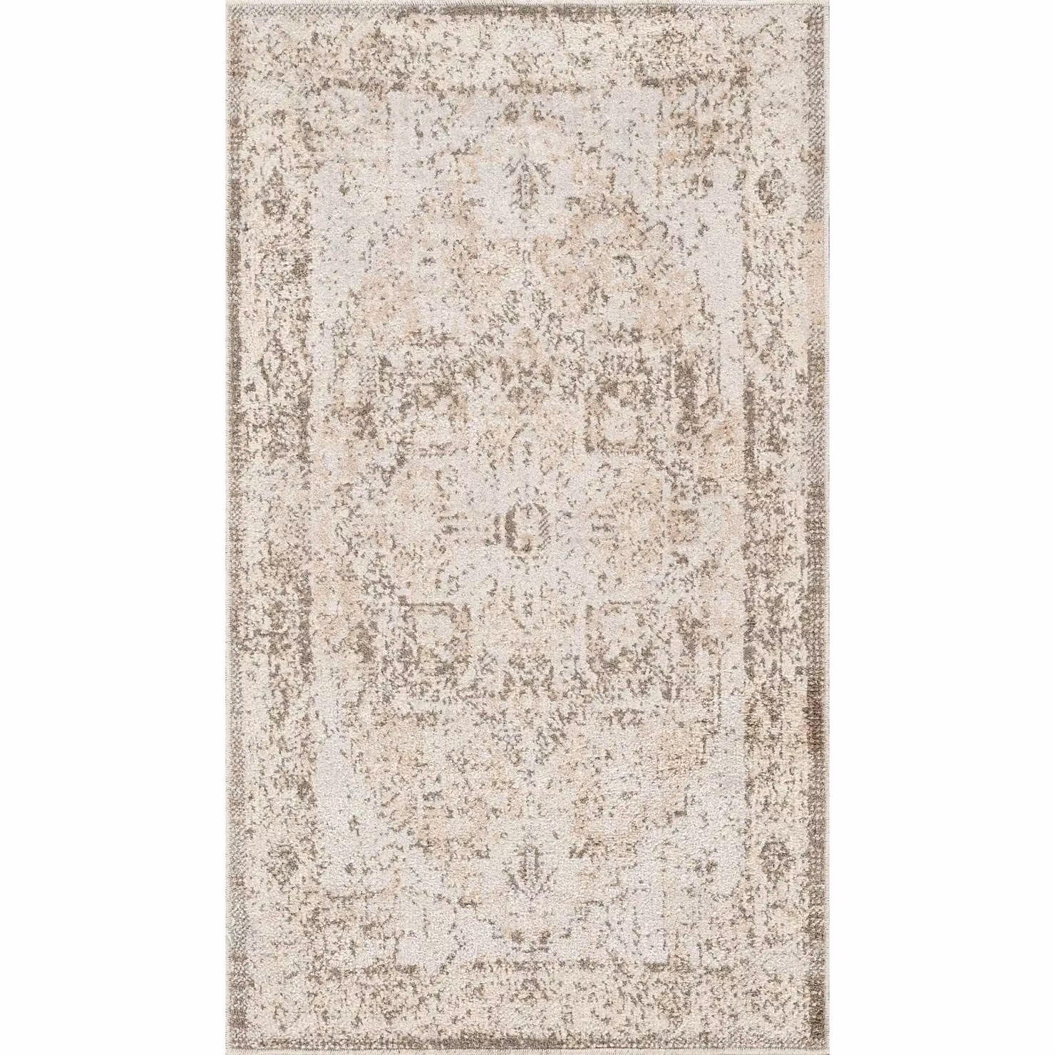 Livabliss Lilian Washable Vintage Boho Living and Dining Room Rug in Brown and Beige, W: 200 cm, D: 275 cm – 2