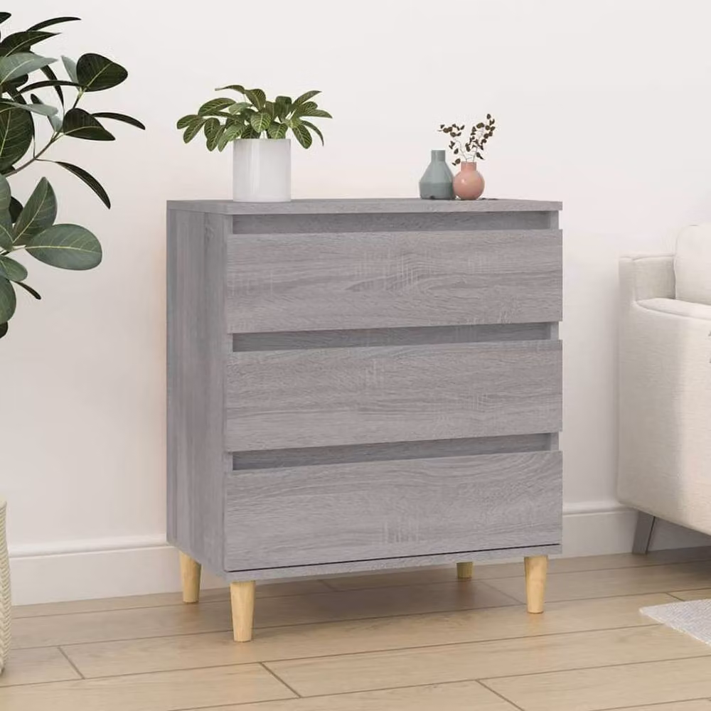 Berkfield Home Grey Sonoma Sideboard in Engineered Wood W/D/H: 60 x 35 x 70 cm – 2