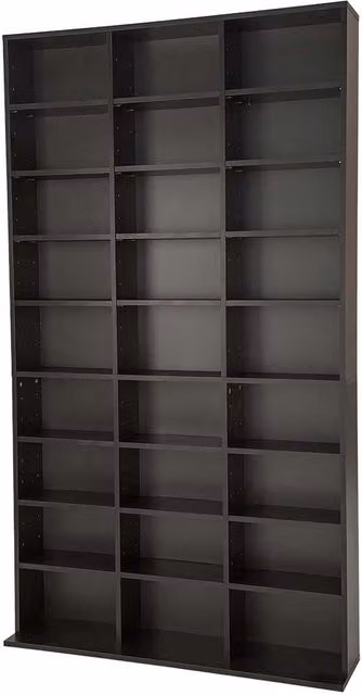 TECTAKE Christel Cube Shelf in Black Matt