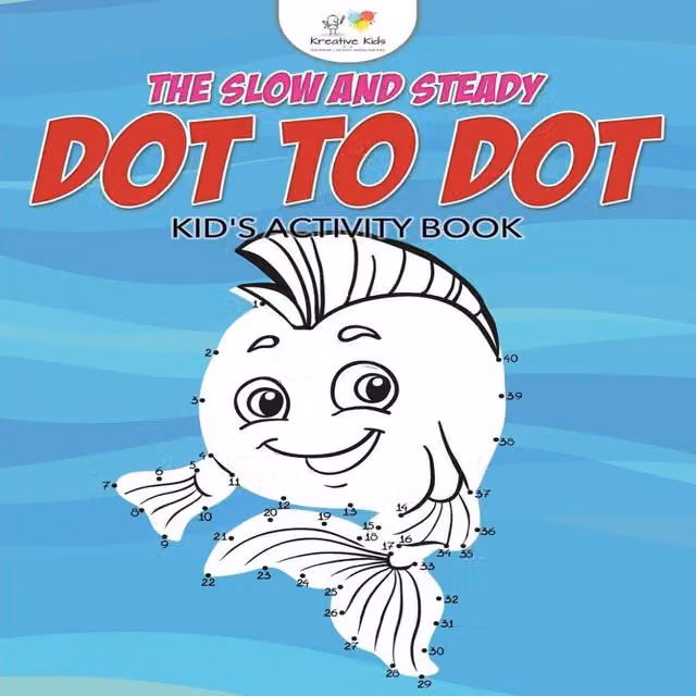 Kreative Kids The Slow & Steady Dot to Dot Childrens Activity Book, Multicolour Paperback
