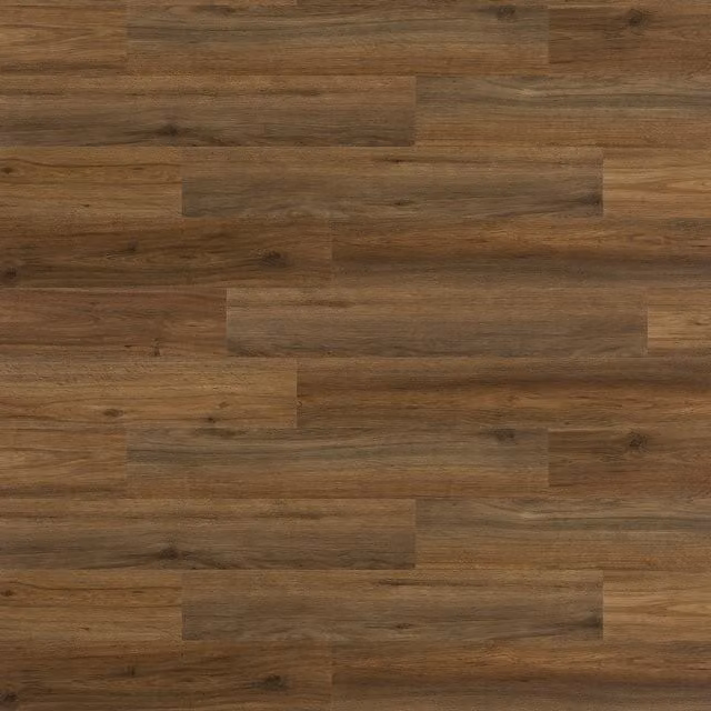 WALPLUS Wood Look Adhesive Vinyl 3D Wall Panels in Brown and Grey