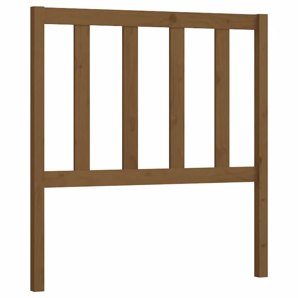 Berkfield Home Rustic Solid Wood Pine Bed Headboard in Honey Brown, W: 96 cm, D: 4 cm, H: 100 cm – 2