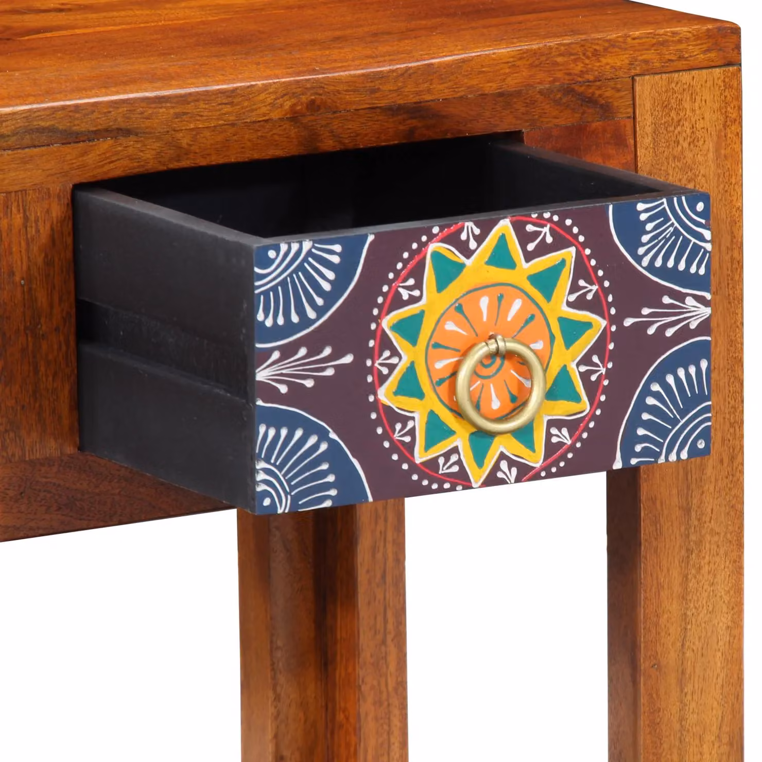 Berkfield Home Acacia Wood Side Table in Brown, W/D/H: 40 x 30 x 36 cm – 2