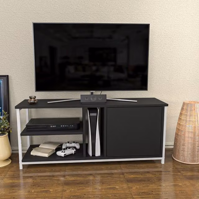 Neola TR TV Unit in Anthracite and White
