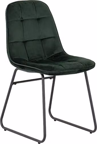Seconique Hamilton Dining Set with 4 Lukas Chairs in Green – 7
