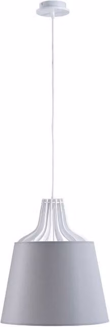 Netlighting Lea Dome Pendant Ceiling Light, Grey, Diameter: 38 cm, E27