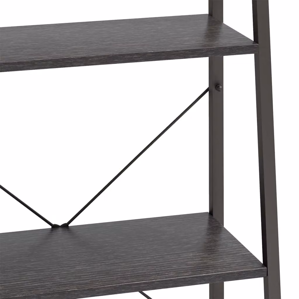 Berkfield Home 3-Tier Standing Metal Shelf, Black, W/D/H: 56 x 35 x 108 cm – 3
