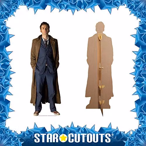Star Cutouts SC8 Doctor Who Tenth Doctor David Tennant Lifesize Cardboard Cutout, Multicolour – 4