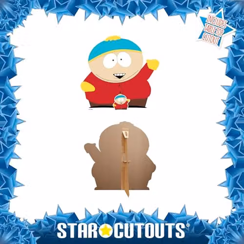 Star Cutouts South Park Cartman Official Cardboard Cutout, Multicolour, Height: 89 cm – 3