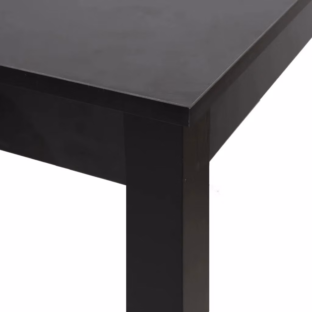 Berkfield Home Modern Black MDF Bar Table W/D/H: 55 x 55 x 107 cm – 3