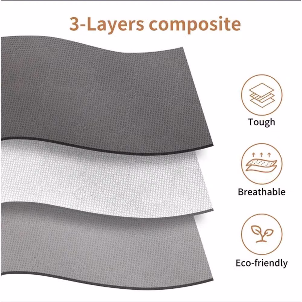KORVIXA 4 Pack Foldable Fabric Under-Bed Storage Boxes in Grey – 5