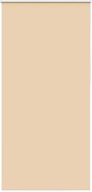 Berkfield Home Blackout Roller Blind in Beige, Thermal Insulating Polyester, W: 100 cm, H: 230 cm