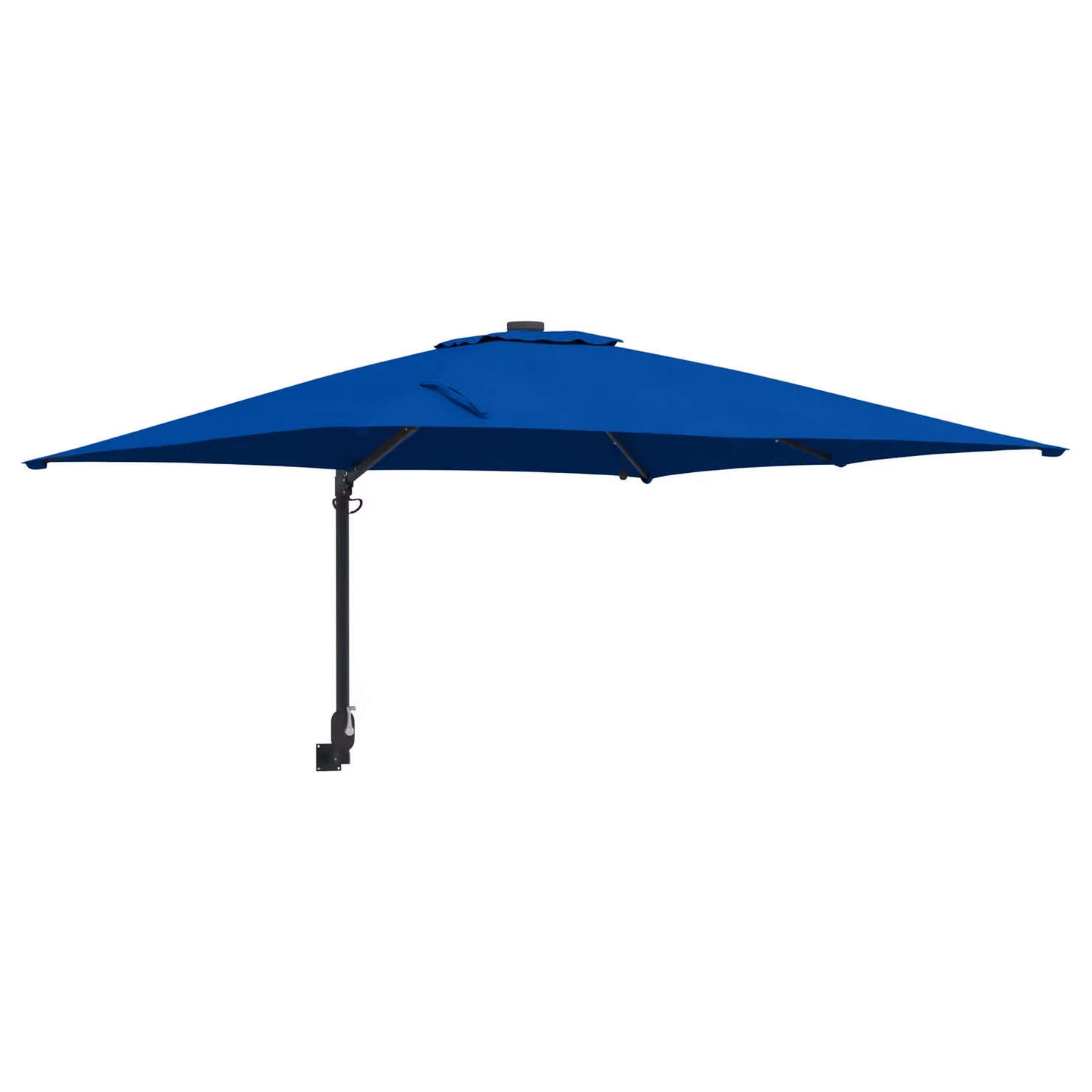 Berkfield Home Garden Blue Polyester and Steel Parasol, W/D: 250 x 250 cm, H: 160 cm – 2