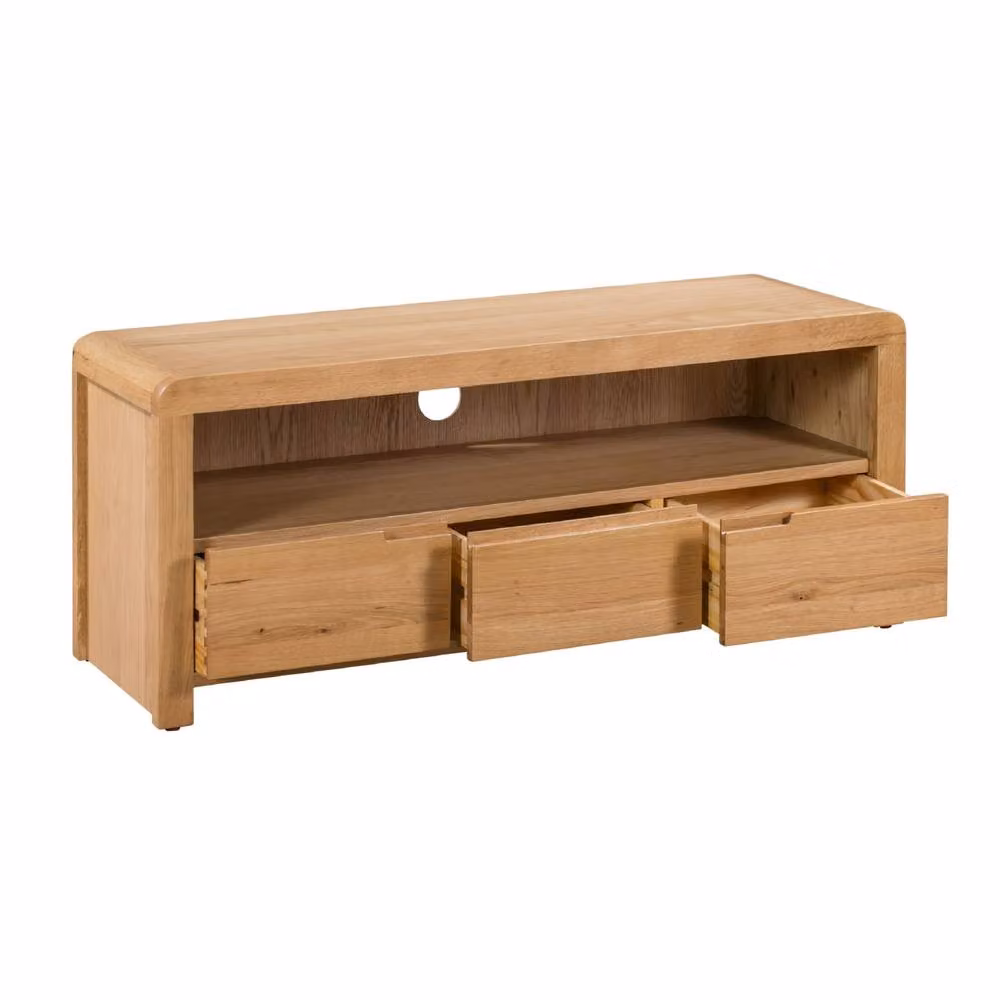 Cheshire Premium Ardley Modern TV and Media Unit in Light Oak – 2