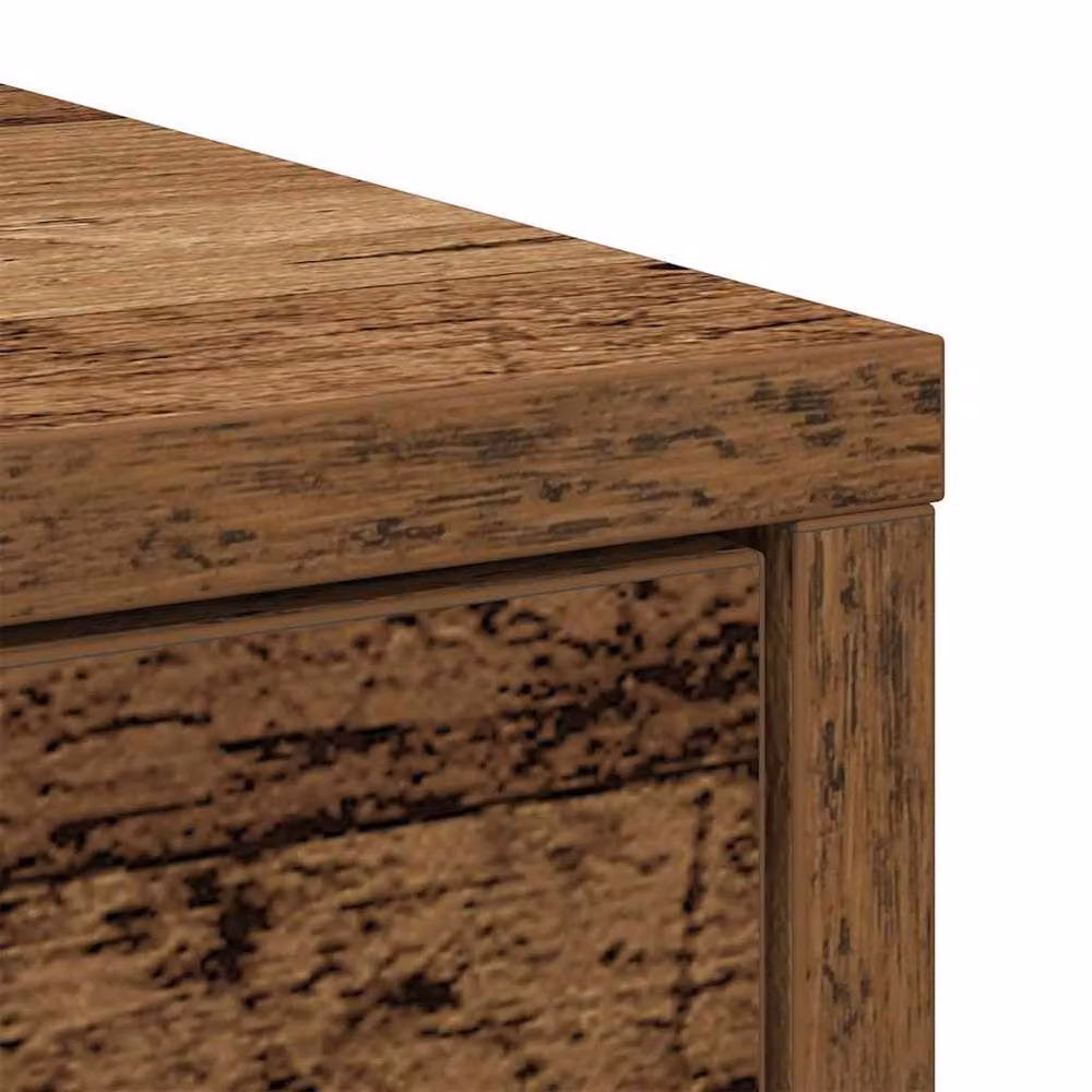 Berkfield Home Vintage Sideboard with Drawers and Doors in Brown, W/D/H: 70.5 x 34 x 74.5 cm – 3