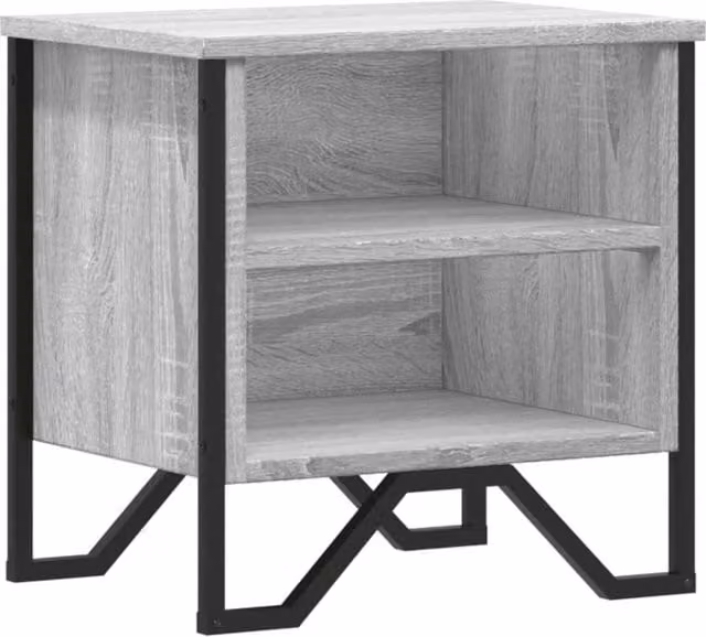 Berkfield Home Grey Sonoma Bedside Cabinet in Engineered Wood W/D/H: 40 x 30 x 40 cm – 1