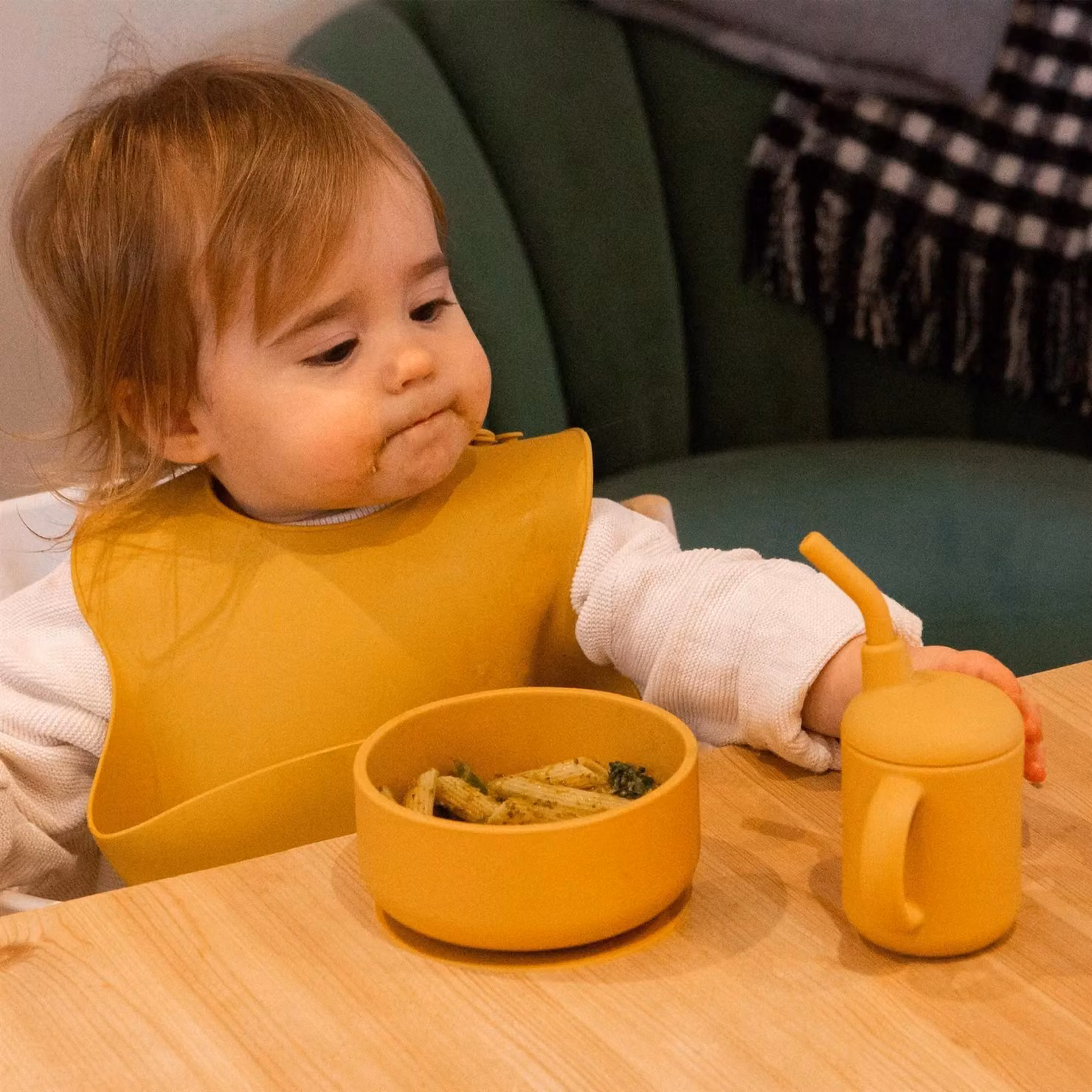 Tiny Dining Silicone Training Cup in Orange, 170ml, BPA Free – 2