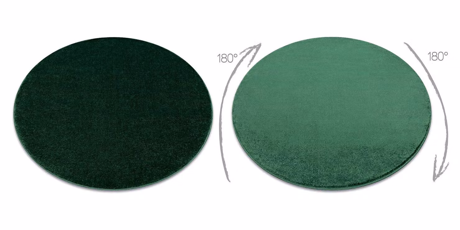 RugsX Softy Round Green Rug, Diameter: 120 cm – 2