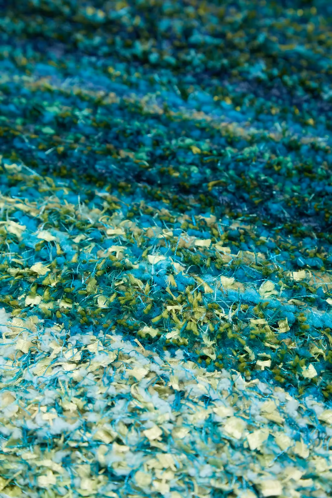 DS Living 3D Shaggy Wave Area Rug in Blue, W: 230 cm, D: 160 cm – 2