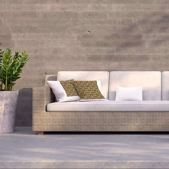 Andrew Lee Portuguese Ethnic Azulejos Outdoor Cushion, Brown, W/D/H: 60 x 60 x 1 cm