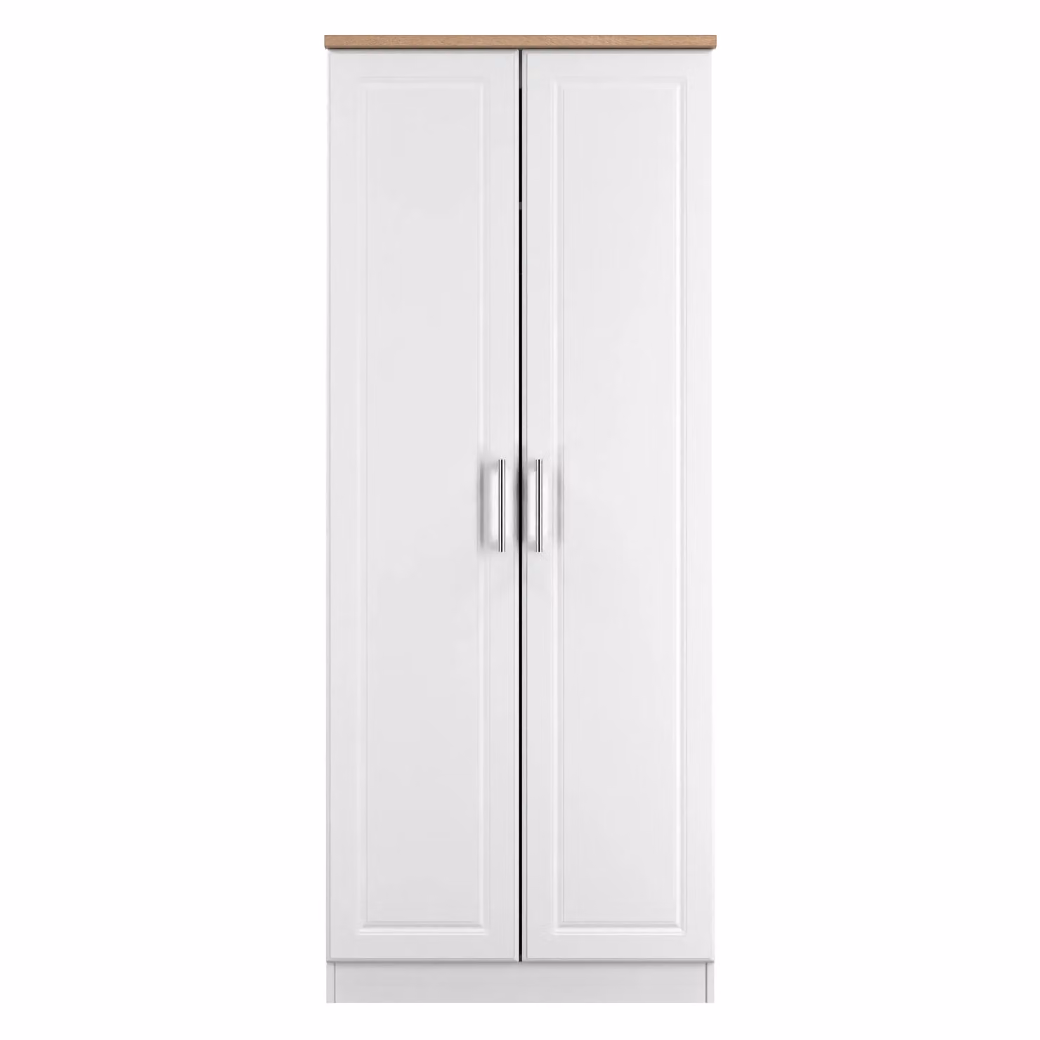 Ready Assembled 2 U Norfolk 2 Door Wardrobe in White Ash and Modern Oak – 2