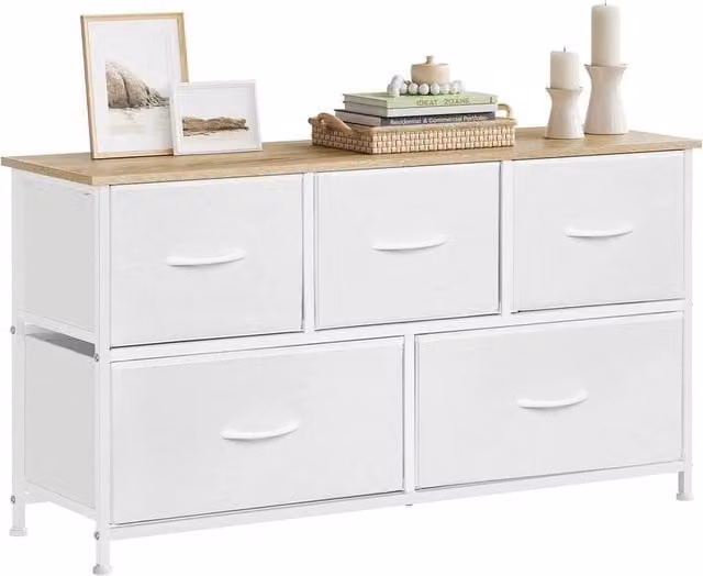 SPETLEK White Chest of Drawers for your Bedroom – 1