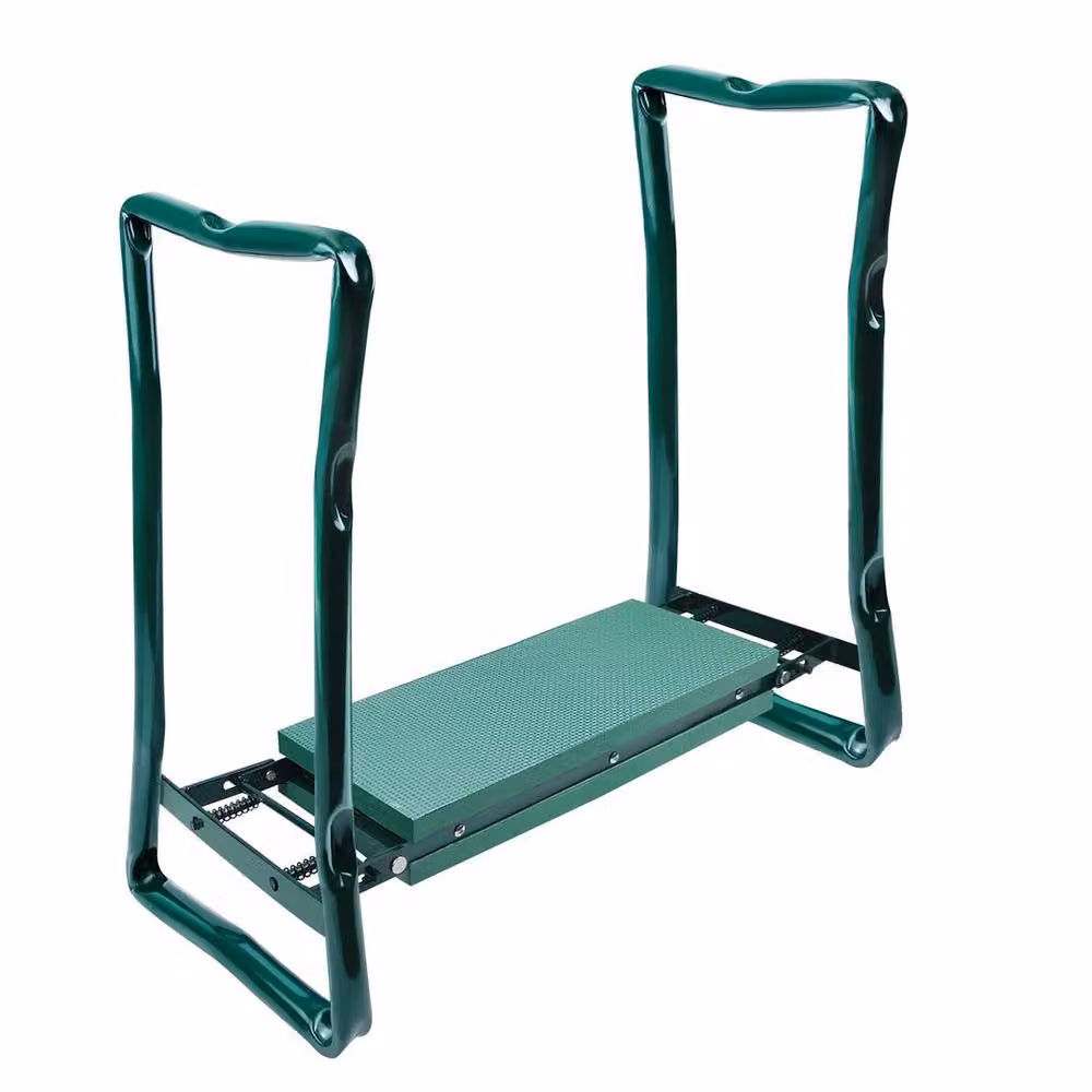 SPETLEK 2-in-1 Folding Garden Kneeler and Padded Seat in Green – 4