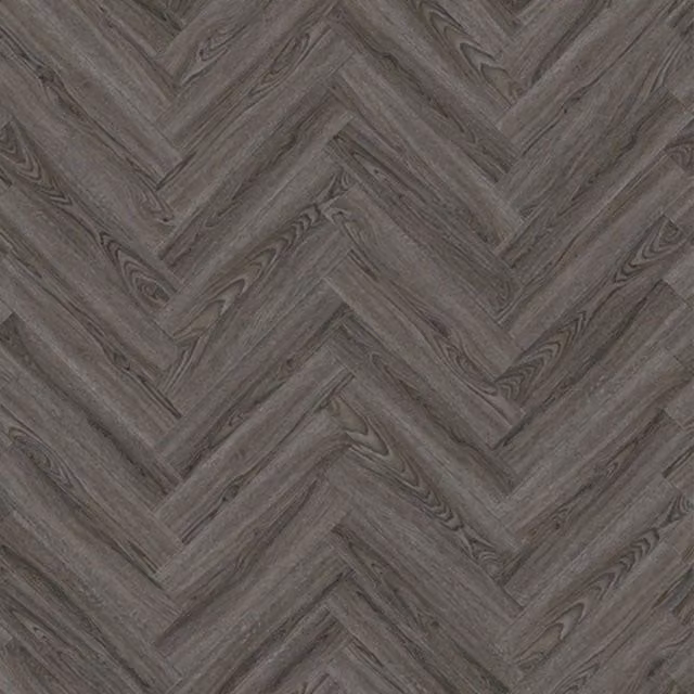 AlvHer Wood Effect Herringbone Glue Down Luxury Vinyl Tile 2.5mm in Beige and Grey