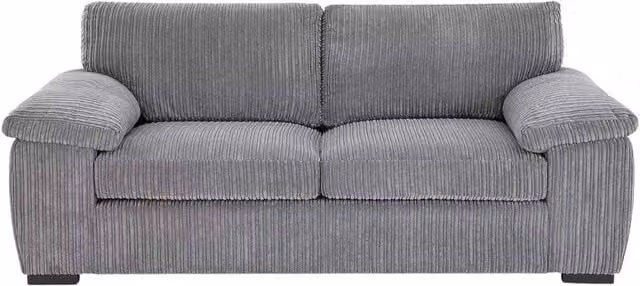 Bliss Furniture Jumbo Cord Fabric 2 Seater Sofa in Grey