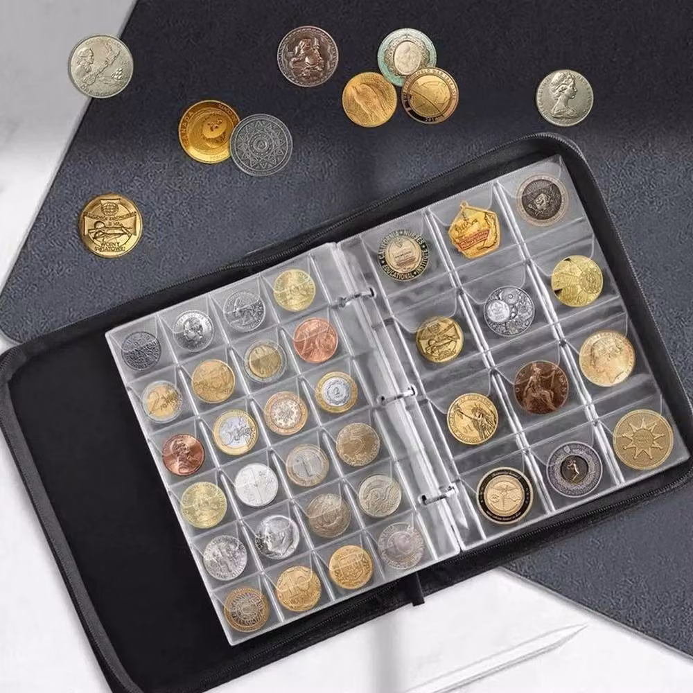 FLAVORA 420 Pocket Coin Collection Album in Black – 3