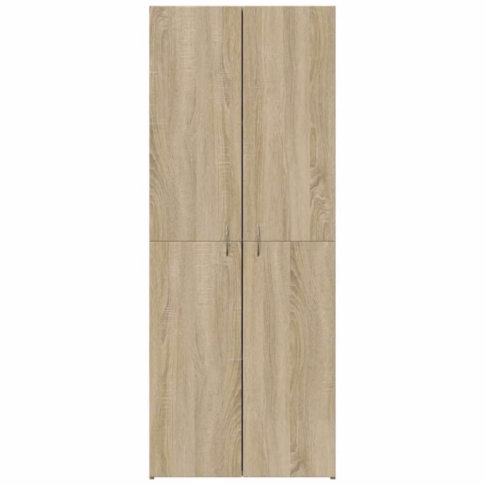 Berkfield Home Sonoma Oak File Cabinet in Beige, W/D/H: 60 x 32 x 153 cm – 2