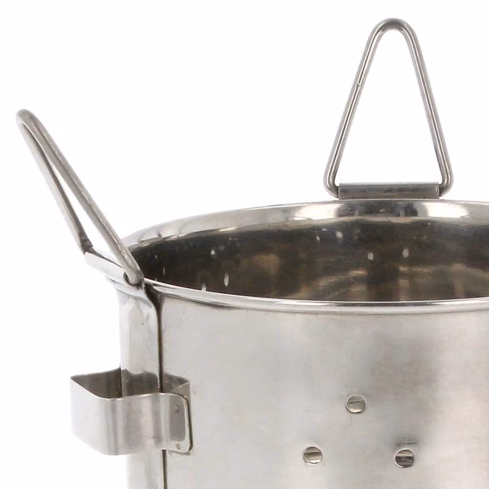 SPETLEK Silver Stainless Steel Round Chafing Dish Food Warmer Rack Stand with 13.5cm Tea Light Holder – 2