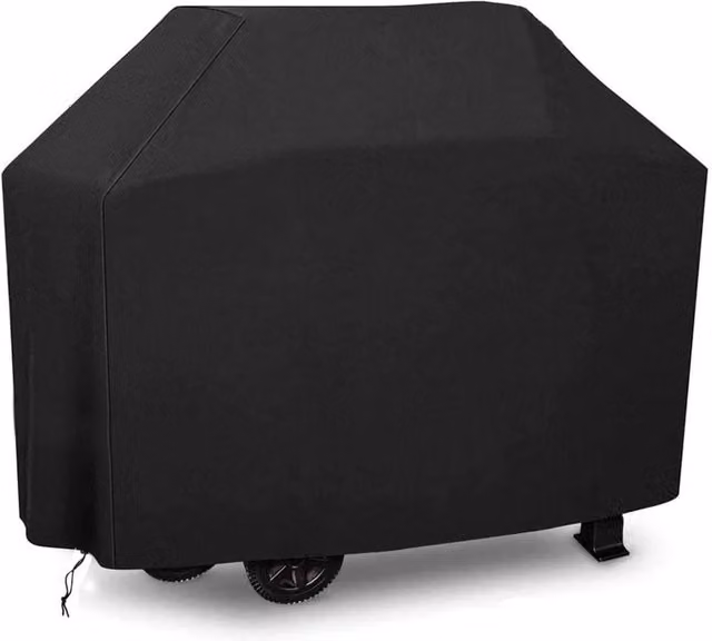 SPETLEK Heavy Duty Waterproof BBQ Grill Cover in Black, W: 100 cm, D: 60 cm – 1