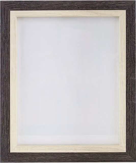 Orsina Box Rectangular Single Tabletop Photo Frame in Grey Wood
