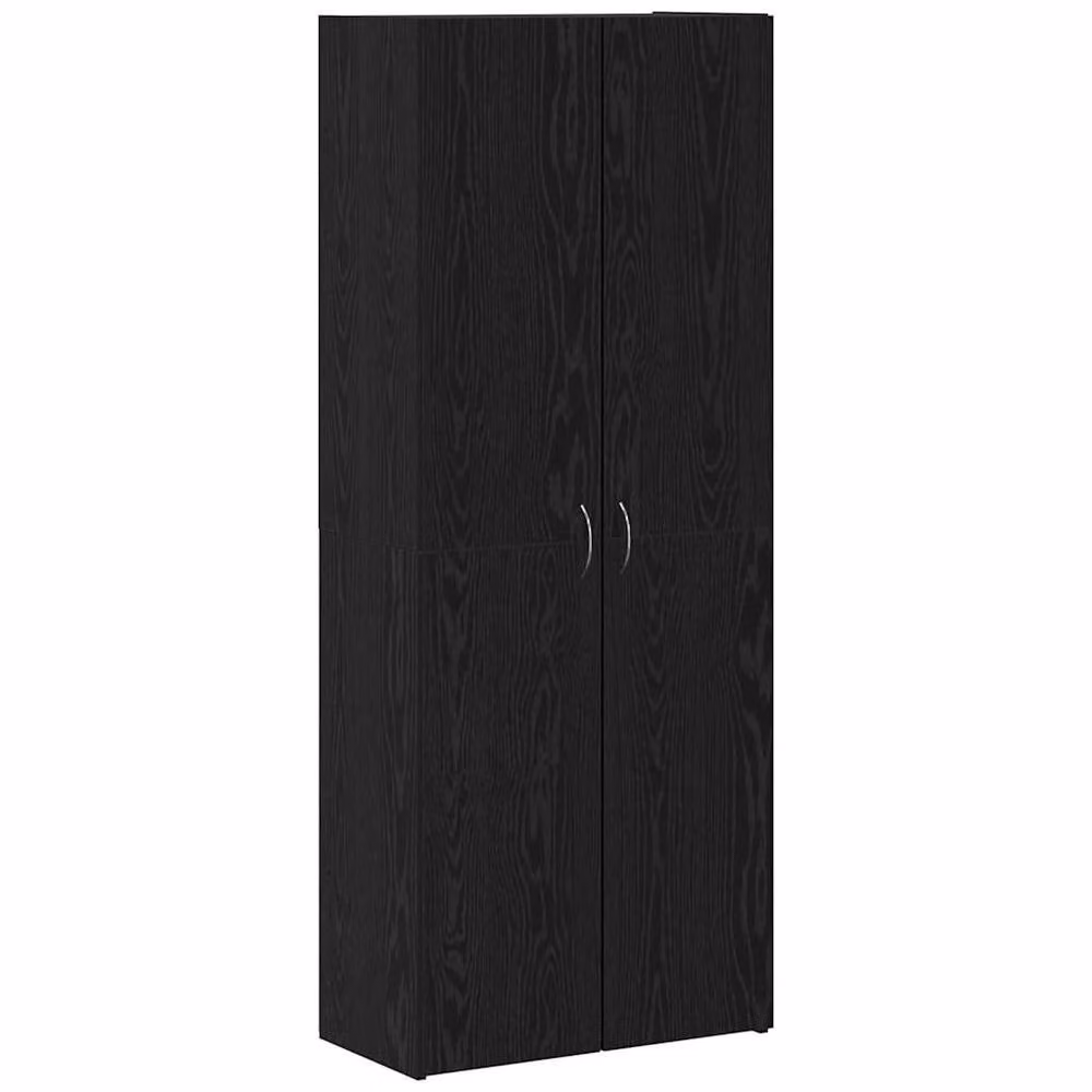 Berkfield Home Black Oak Highboard, W/D/H: 60 x 32 x 153 cm – 3