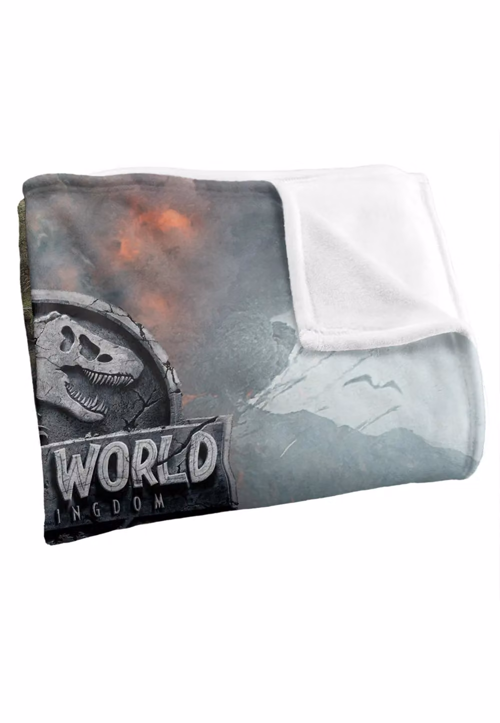 Jurassic World Fallen Kingdom T-Rex Poster Super Soft Fleece Throw Blanket, Multicolour, W/D/H: 152 x 127 cm – 3