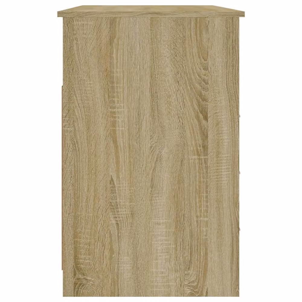 Berkfield Home Sonoma Oak Computer Desk in Tan, W/D/H: 102 x 50 x 76 cm – 5