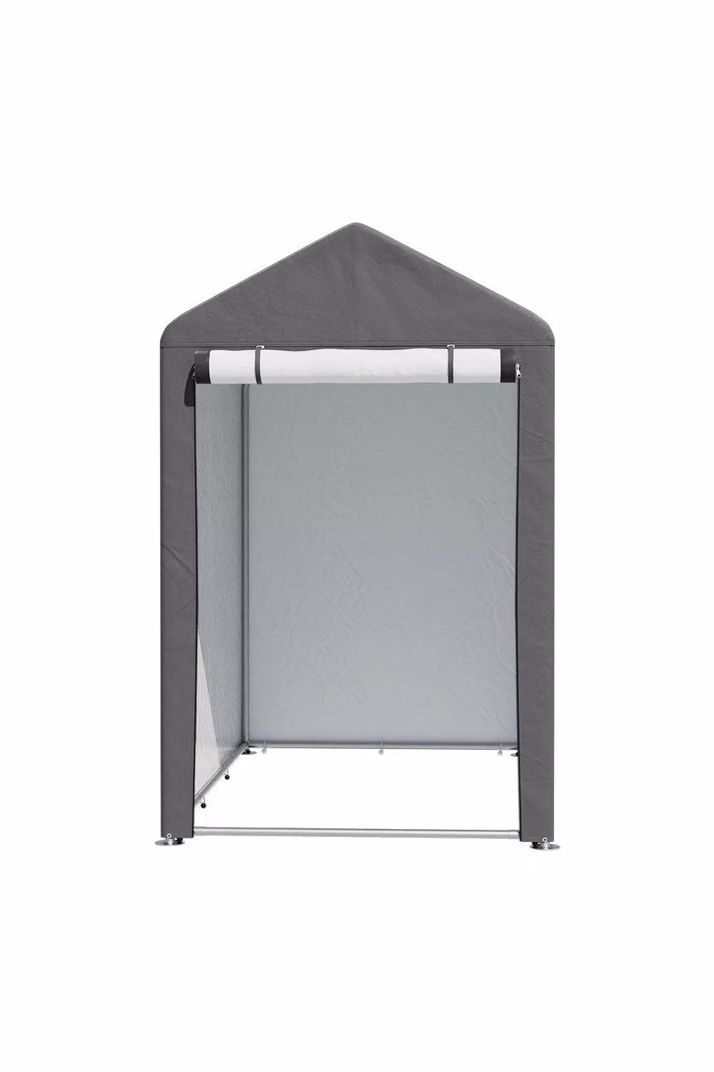 Garden Sanctuary Waterproof Outdoor Galvanised Steel Storage Shed in Grey, W/D/H: 121.92 x 120.0 x 163.0 cm – 2