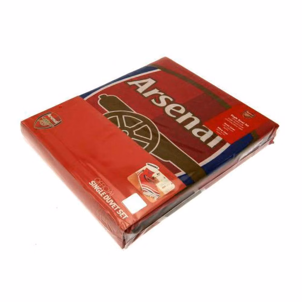Arsenal FC Pulse Reversible Single Duvet Cover and Pillowcase Set in Red, W/D/H: 135 x 200 cm and 50 x 75 cm – 2
