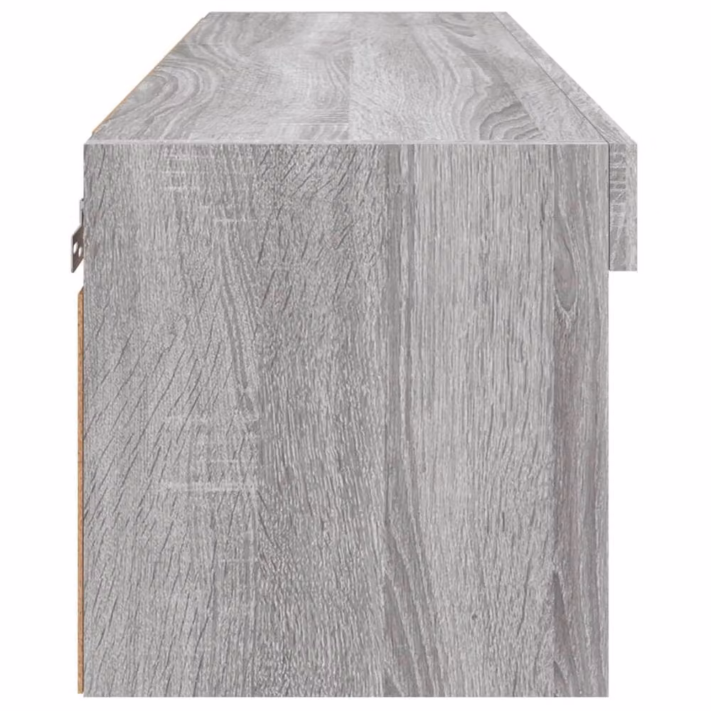 Berkfield Home Modern TV Cabinet with LED Lights in Grey Sonoma, W/D/H: 80 x 30 x 30 cm – 7