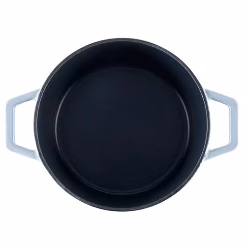 Cooks Professional Set of 3 Enamelled Cast Iron Casserole Dishes with Lids, Grey – 4