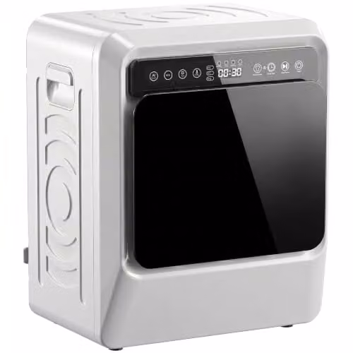 HOMCOM 5kg Vented Front Loader Tumble Dryer, 1000W, White
