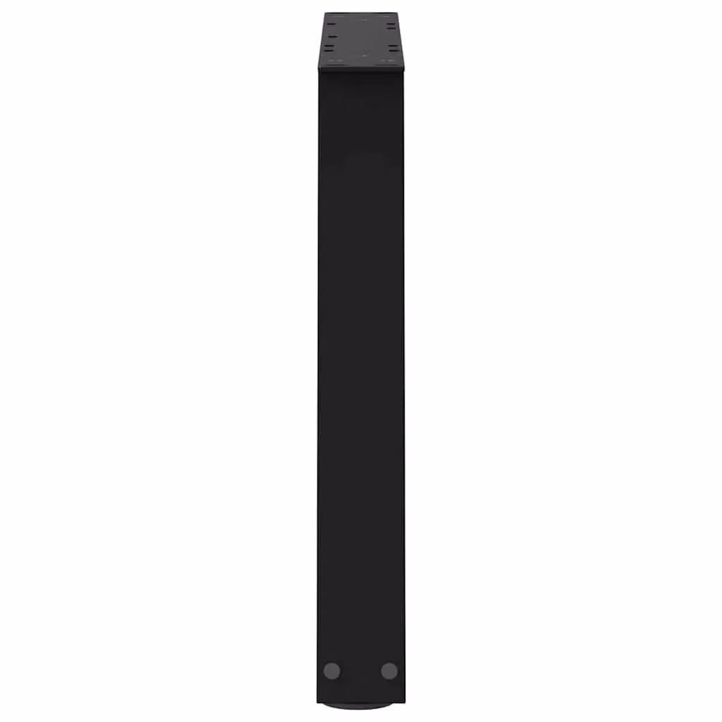 Berkfield Home V-Shape Dining Table Legs, Set of 2, Black Matt Metal, H: 60 cm, W: 43.3 cm – 4