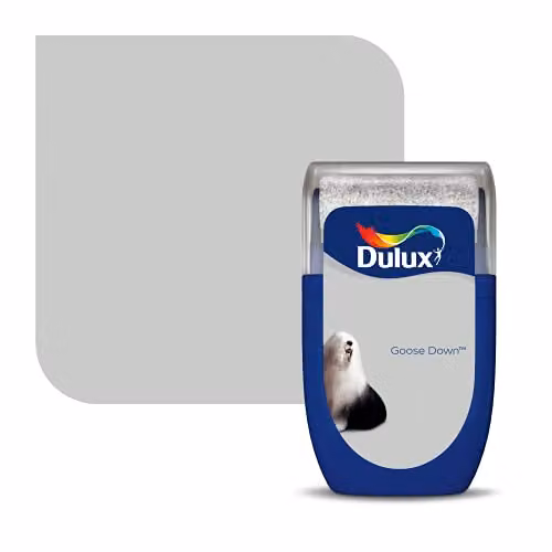 Dulux Walls & Ceilings Tester Paint, Matt, Grey/White, 30 ml
